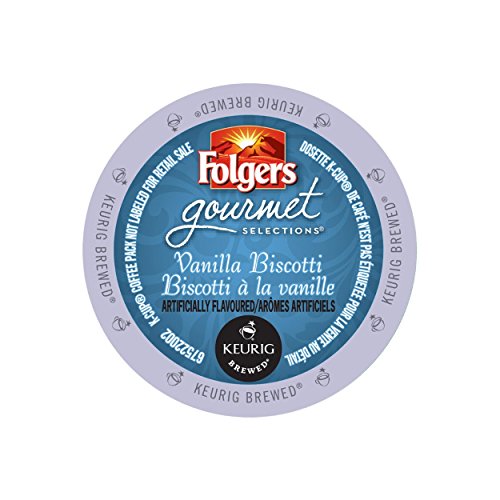 Folgers Gourmet Selections Vanilla Biscotti Coffee K-Cups