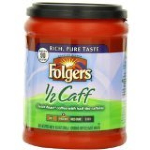 Folgers Half Caff Coffee, 10.8 Ounce Pack Of 2