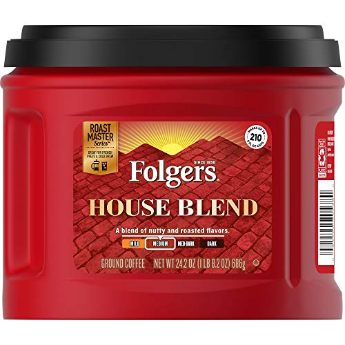 Folgers House Blend Coffee, Medium Roast Ground Coffee, 24.2 Ounces