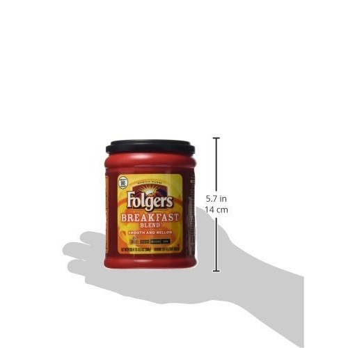 Fresh Taste Of Folgers Coffee, Breakfast Blend, Smooth And Mello