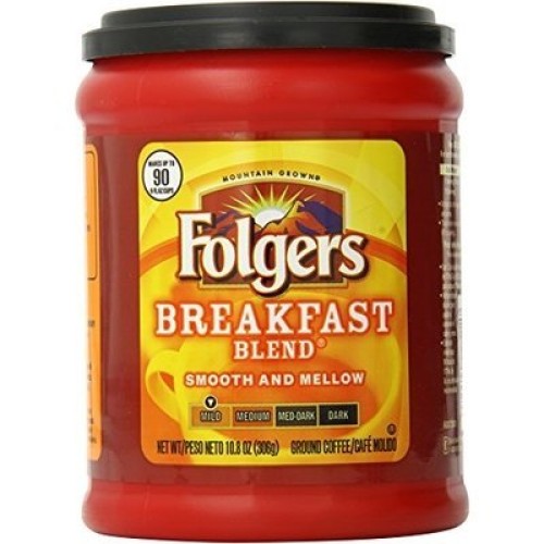 Fresh Taste Of Folgers Coffee, Breakfast Blend, Smooth And Mello
