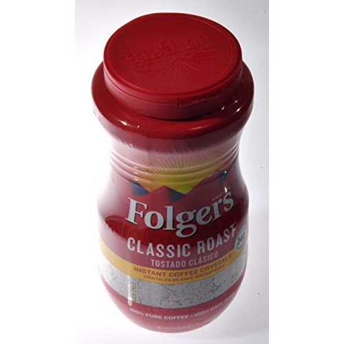 Folgers Classic Roast Instant Coffee Crystals - 16 Oz Pack Of 2