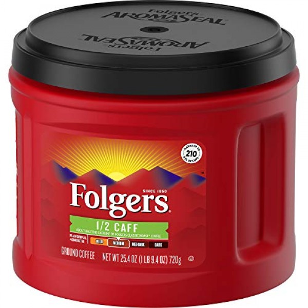 Folgers Black Silk Dark Roast Ground Coffee, 24.2 Ounces