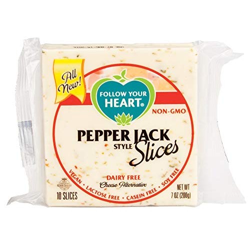 Follow Your Heart Dairy Free Pepper Jack Style Cheese Slices, 7 ...