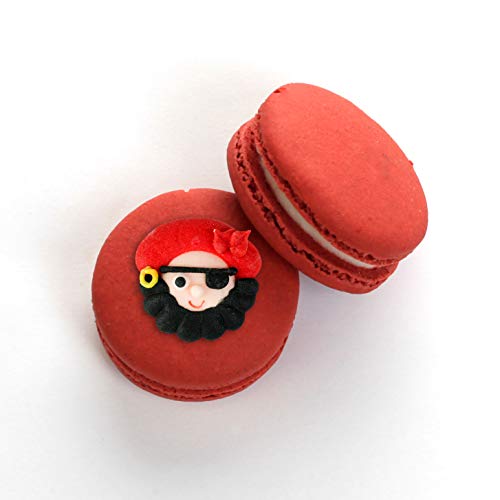 Edible Icing Toppers Buccaneer &Amp; Pirate Hats - Hand Piped Royal