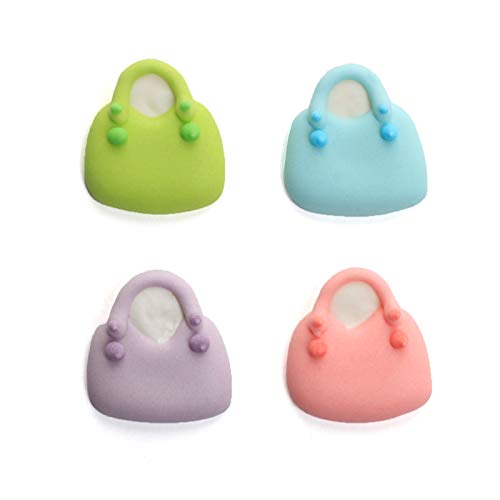 Edible Icing Toppers Handbags &Amp; Purses - Hand Piped Royal Icing