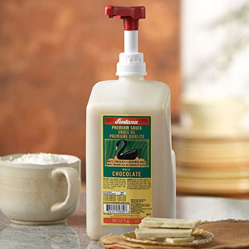 Fontana White Chocolate Mocha Sauce, 63 fl oz