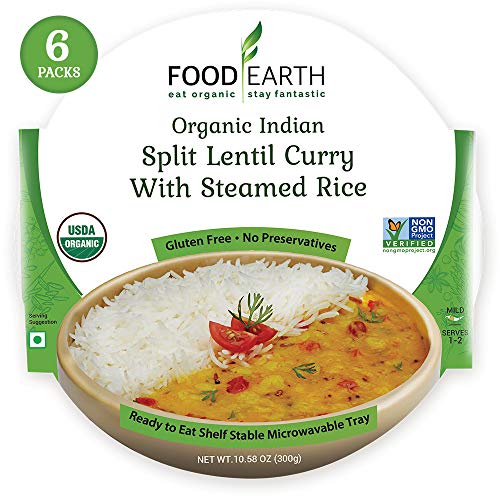 Food Earth-Organic Ready To Eat Indian Meals 6-Pack – Organic