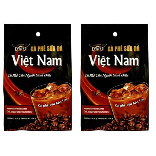 TGT Instant Iced Milk Coffee, Original Vietnamese Instant Coffee...