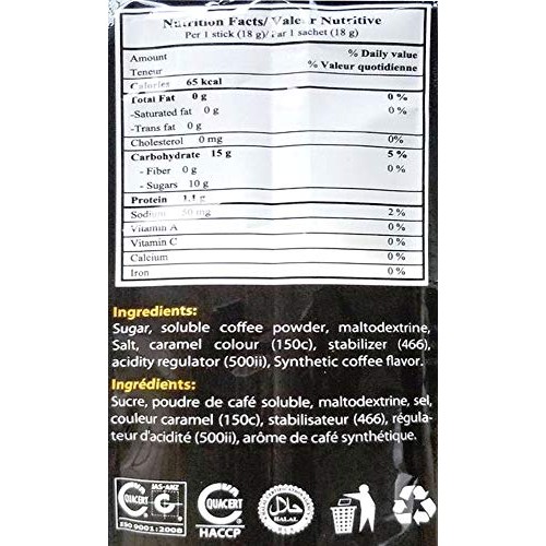 TGT Viet nam instant Iced coffee drink mix Black Coffee, 18 Sti...