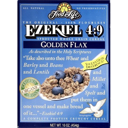 Ezekiel 4:9, Sprouted Whole Grain Cereal, Golden Flax, 16 Oz 45