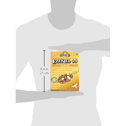 Ezekiel 4:9 Sprouted Whole Grain Cereal, Almond, 16 Ounce Pack