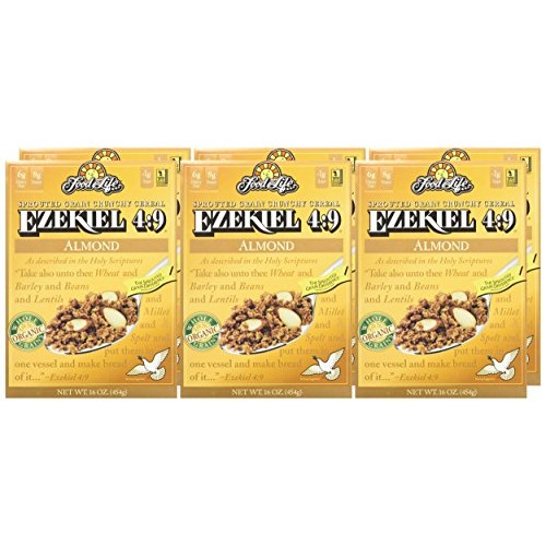 Ezekiel 4:9 Sprouted Whole Grain Cereal, Almond, 16 Ounce Pack