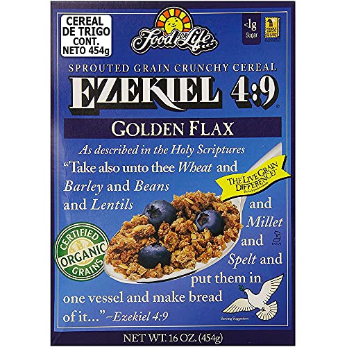 Food For Life Ezekiel 4:9 Organic Sprouted Grain Cereal, Golden