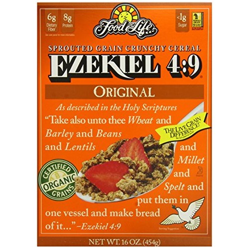 Food For Life Ezekiel 4:9 Organic Sprouted Whole Grain Cereal, O