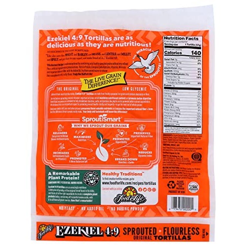 FOOD FOR LIFE Organic Whole Grain Tortillas, 12 OZ