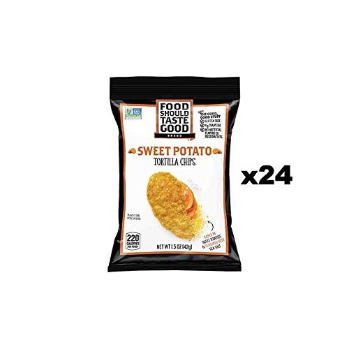 Food Should Taste Good Tortilla Chips, Sweet Potato, 1.5 Oz Pac