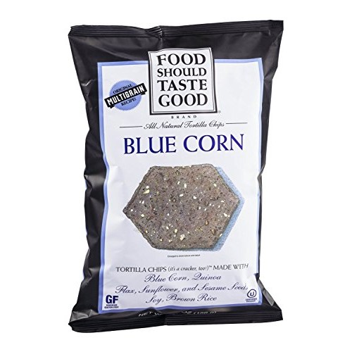 Food Should Taste Good Tortilla Chip - Blue Corn Gluten Free 5.5