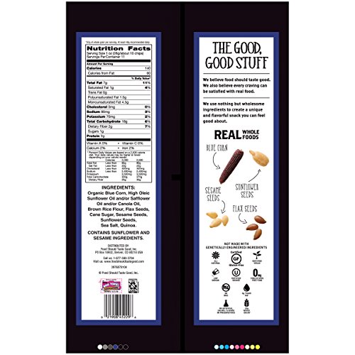 Food Should Taste Good Tortilla Chips Gluten Free Non-Gmo Blue C