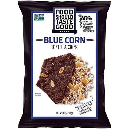 Food Should Taste Good Tortilla Chips Gluten Free Non-Gmo Blue C