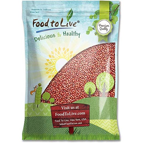 Adzuki Beans, 10 Pounds - Raw, Dried, Sproutable, Kosher, Vegan,