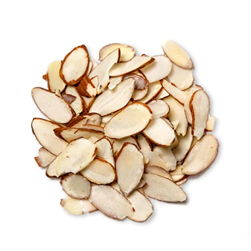 California Natural Sliced Almonds, 1.5 Pounds - Raw Unblanched A...