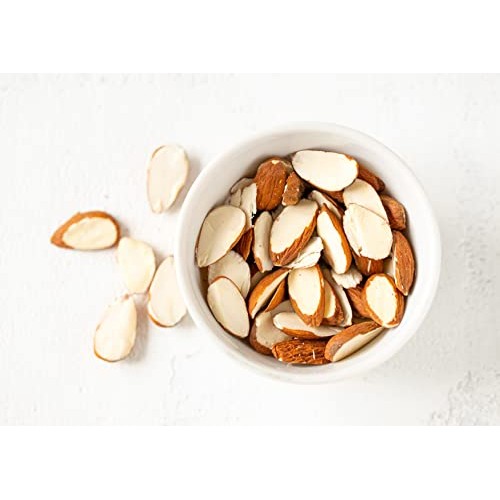 California Natural Sliced Almonds, 1.5 Pounds - Raw Unblanched A...