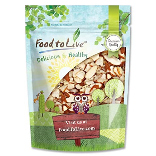 California Natural Sliced Almonds, 1.5 Pounds - Raw Unblanched A...