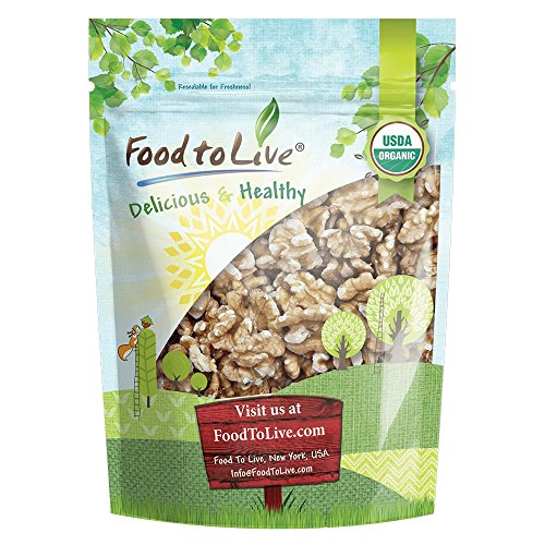 California Organic Walnuts, 8 Ounces - No Shell, Non-Gmo, Kosher