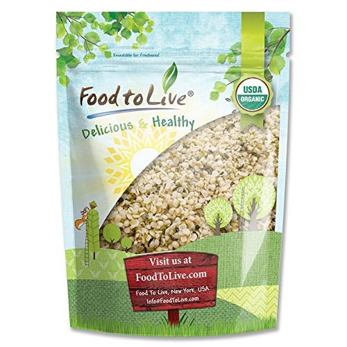 Chinese Organic Hemp Seeds, 1 Pound — Raw Hearts, Hulled, Non-Gm