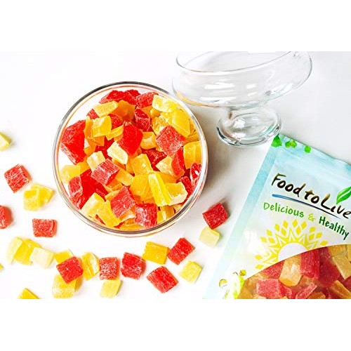 Diced Fruits Mix, 2 Pounds - Contains Dreid And Diced Mango, Pin