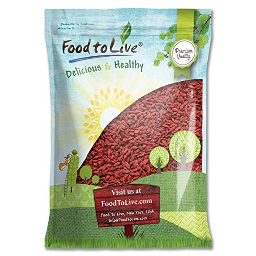 Food To Live Goji Berries, Sun Dried, Large And Juicy 6 Pounds