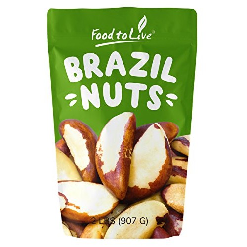 Brazil Nuts, 2 Pounds - Raw, Unshelled, Kosher