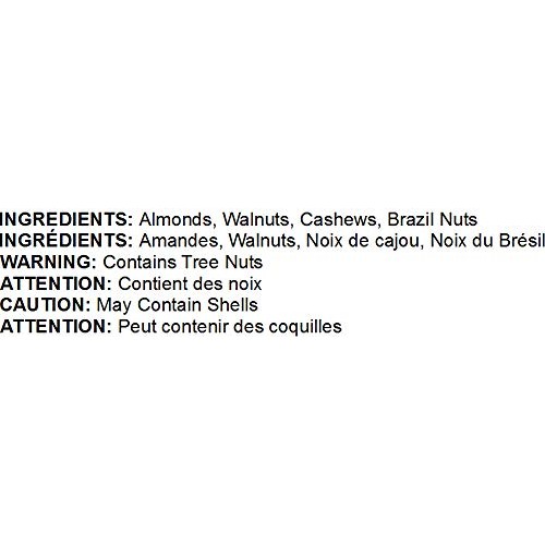 Mixed Raw Nuts, 2 Pounds - Cashews, Brazil Nuts, Walnuts, Almond