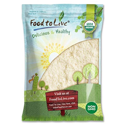 Organic Almond Flour, 8 Pounds — Extra Fine Blanched Prime Meal,