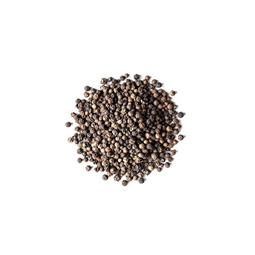 Organic Black Pepper, 8 Ounces - Whole Dried Peppercorns, Non-Gm