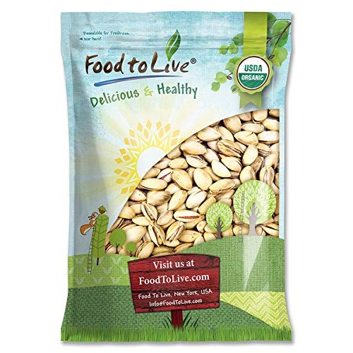 Organic California Pistachios, 5 Pounds - Non-Gmo, Kosher, In Sh
