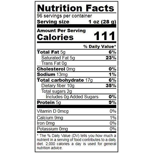 Organic Coconut Flour, 2 Pounds - Non-Gmo, Kosher, Raw, Vegan, U