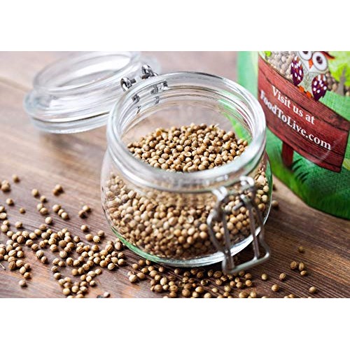 Organic Coriander Seeds, 1 Pound - Whole, Non-Gmo Spice, Non-Irr