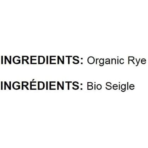 Organic Dark Rye Flour, 8 Ounces - Whole Grain, Non-Gmo, Kosher,