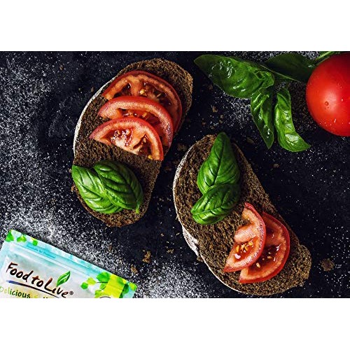 Organic Dark Rye Flour By Food To Live Whole Grain, Non-Gmo, St