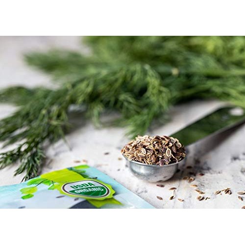 Organic Dill Seeds, 8 Ounces - Whole, Non-Gmo Spice, Non-Irradia