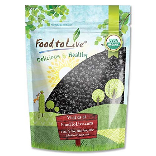 Organic Dried Blueberries, 1 Pound - Non-Gmo, Kosher, Raw, Vegan