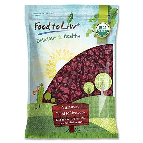 Organic Dried Cranberries, 10 Pounds — Non-Gmo, Kosher, Unsulfur