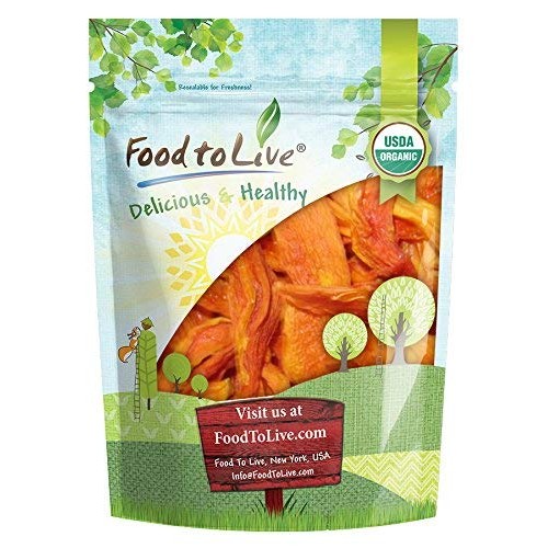 Organic Dried Papaya Spears, 1 Pound - Non-Gmo, Kosher, Unsulfur