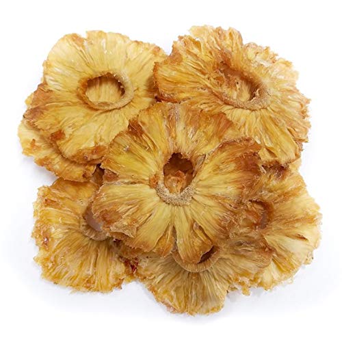 Organic Dried Pineapple Rings, 1 Pound - Non-Gmo, Kosher, Unswee