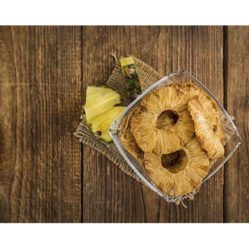 Organic Dried Pineapple Rings, 1 Pound - Non-Gmo, Kosher, Unswee