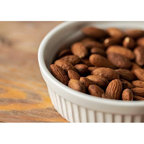 Organic Dry Roasted Almonds, 12 Ounces - Non-Gmo, Unsalted, Vega