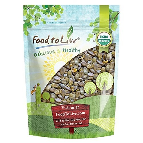 Organic Dry Roasted Pumpkin Seeds With Sea Salt, 4 Pounds — Non-