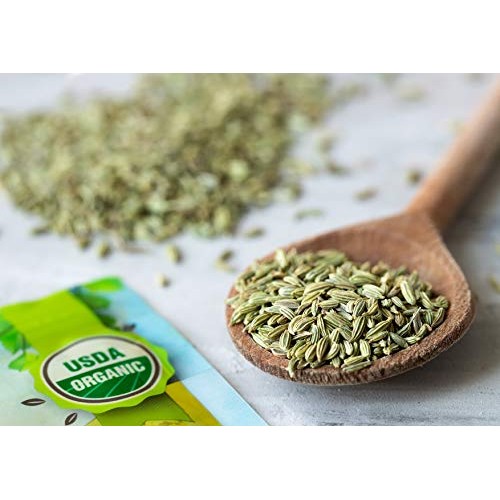 Organic Fennel Seeds, 1 Pound - Whole, Non-Gmo Spice, Non-Irradi